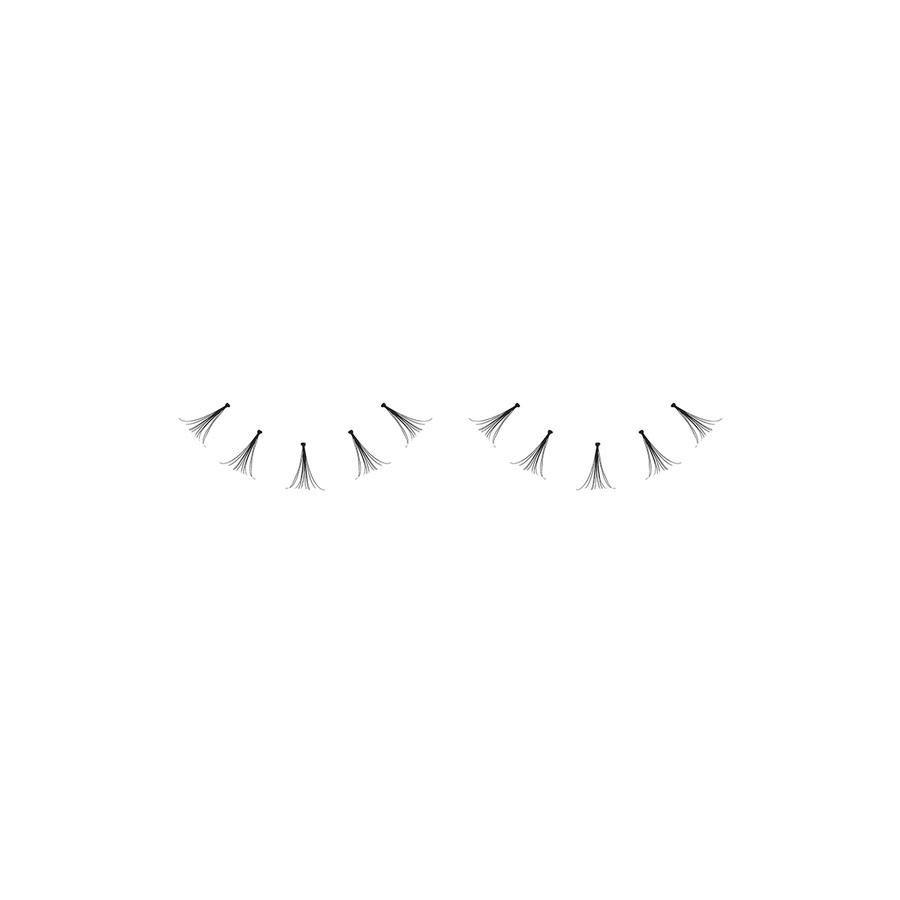 False Strip Eyelashes, 003 Clusters, large image number 1
