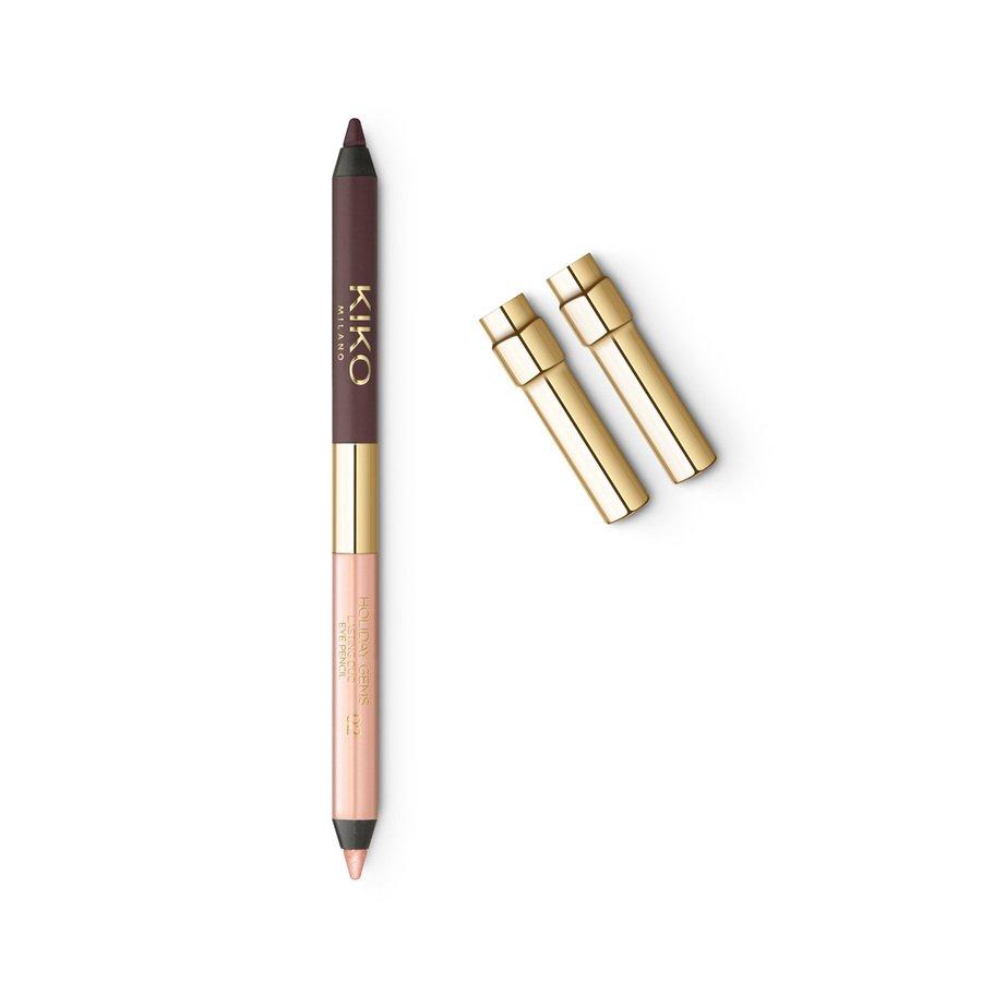 Holiday Gems Lasting Duo Eye Pencil, 002 Sparkling Bubblegum & Plum, large image number 0