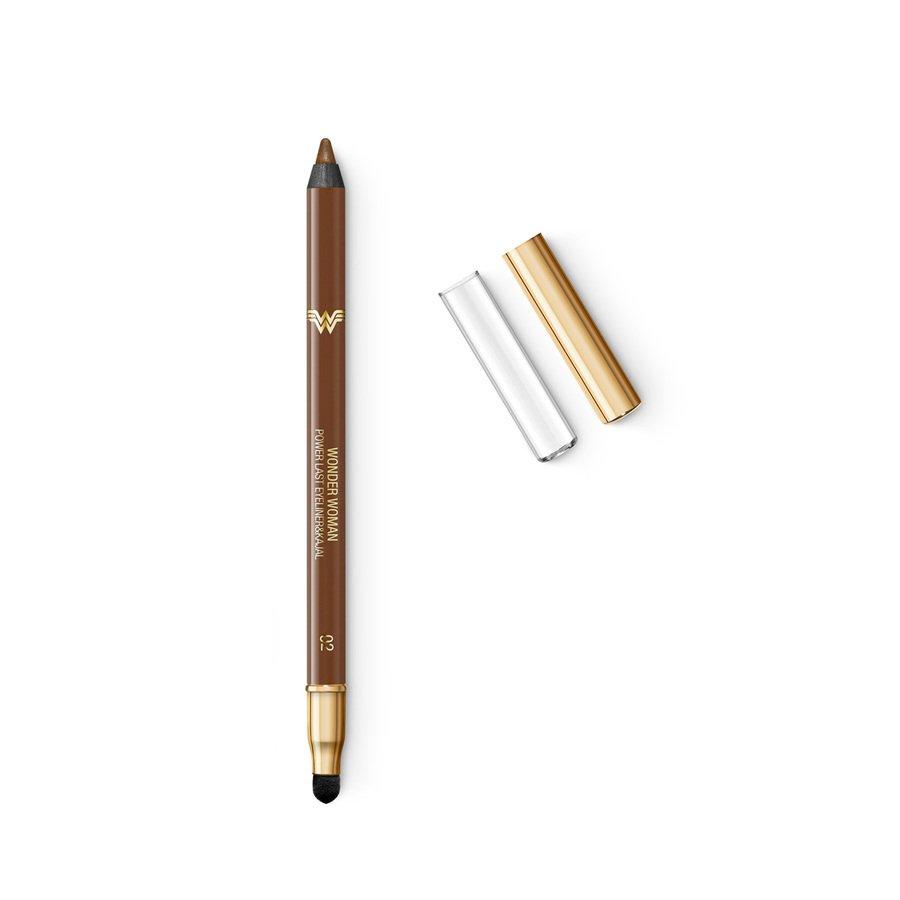 WONDER WOMAN POWER LAST EYELINER&KAJAL, 002 Timeless Brown, large image number 0