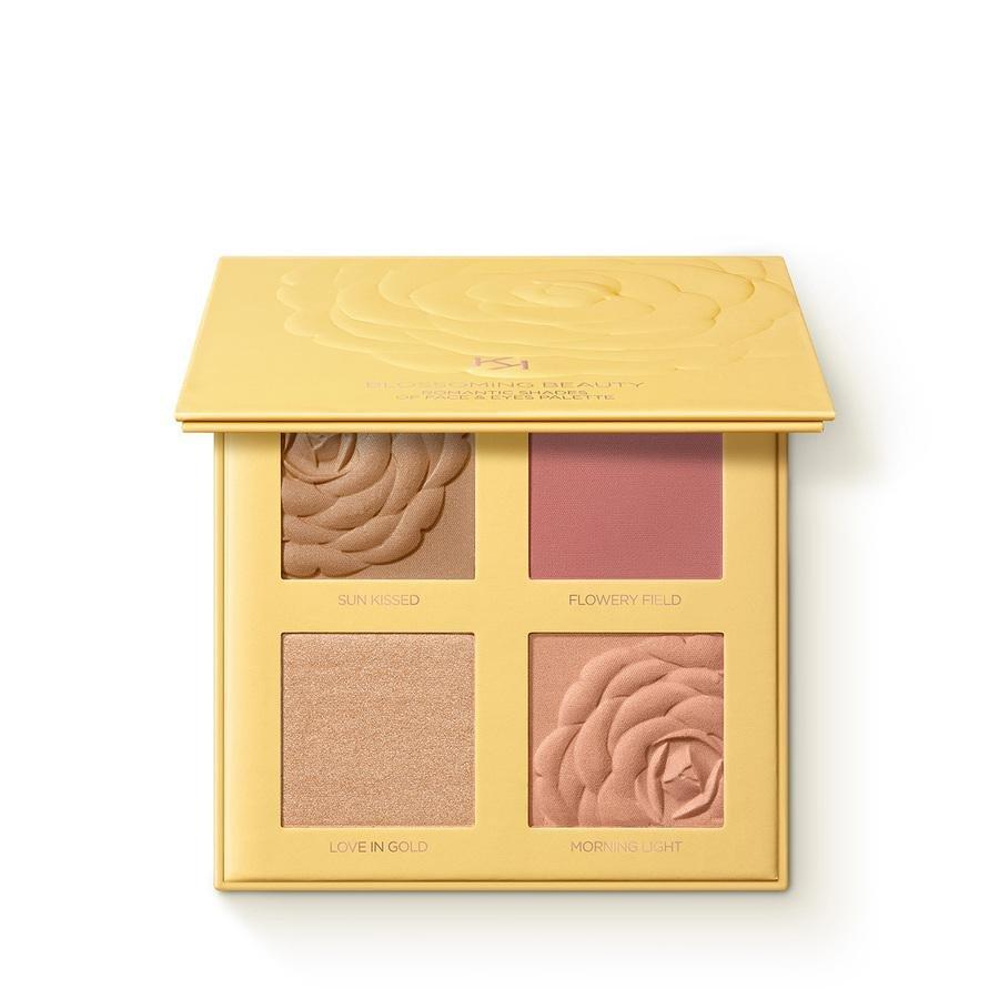 Blossoming Beauty Romantic Shades Of Face And Eyes Palette, 001, large image number 0