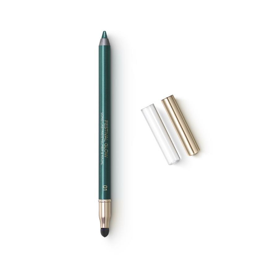 Festival Glow Long Lasting Eyeliner And Kajal, , large image number 1