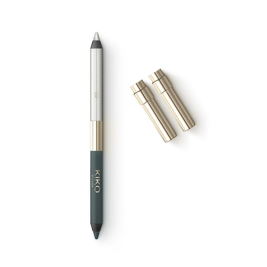 Joyful Holiday Lasting Duo Eyepencil, 002 Lively Silver & Green, large image number 0