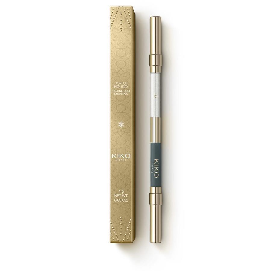 Joyful Holiday Lasting Duo Eyepencil, 002 Lively Silver & Green, large image number 1