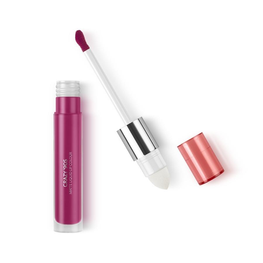 Crazy '90S Matte Liquid Lip Colour, 06 Magenta Rhythm, large image number 2
