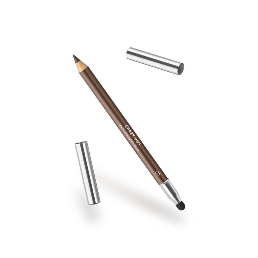 Crazy 90S Matte Eyeliner And Kajal, , large image number 0