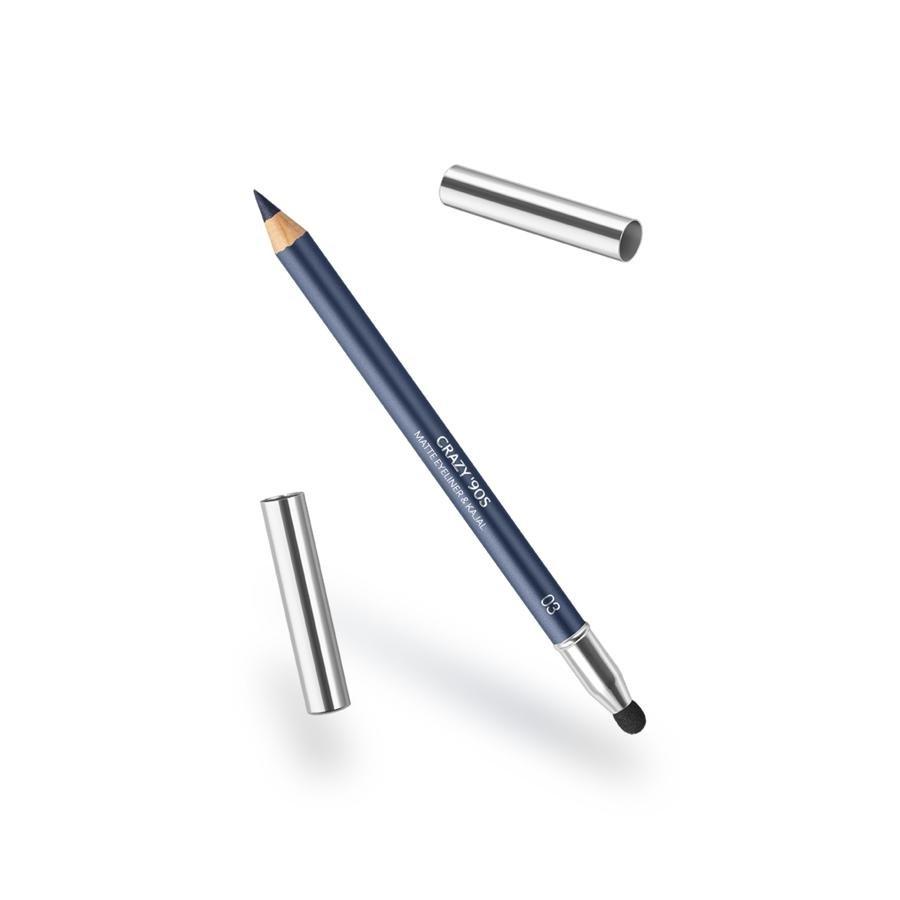 Crazy 90S Matte Eyeliner And Kajal, , large image number 2
