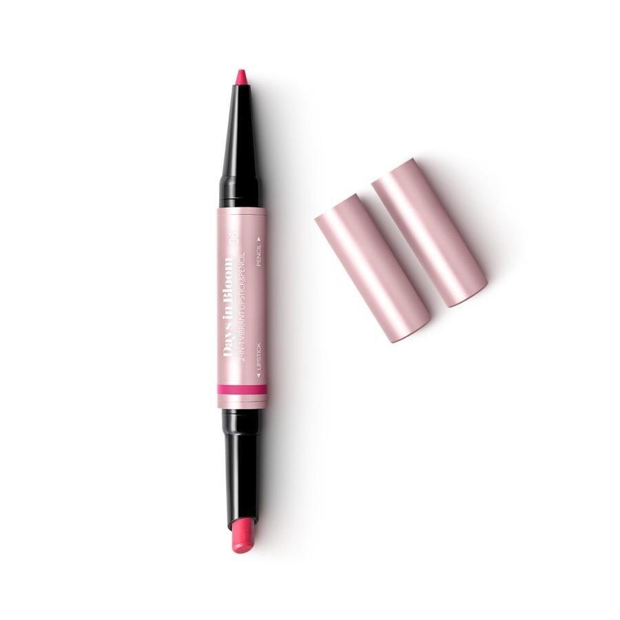 Days In Bloom 2-In-1 Vibrant Lipstick And Pencil, 06 Pink Life, thumbnail