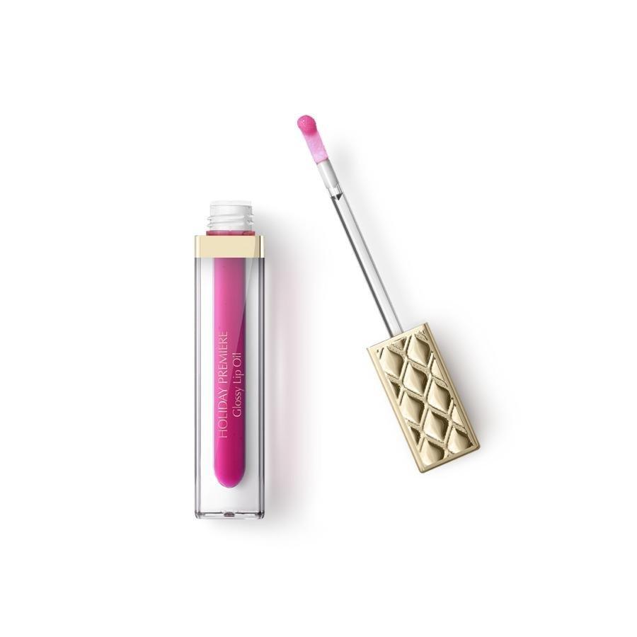 Holiday Premiere Glossy Lip Oil, 03 Wintery Cherry, large image number 2