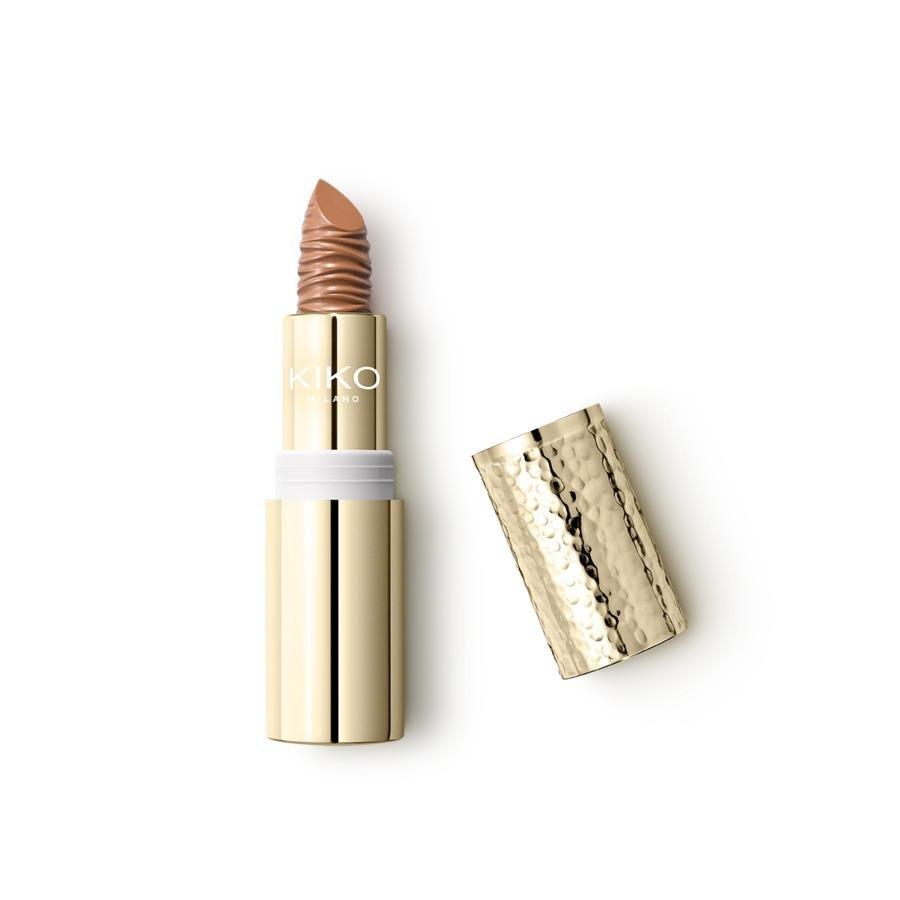 Gold Reflections Gleam And Care Lipstick Spf30, 01 Elegant Nude, large image number 2