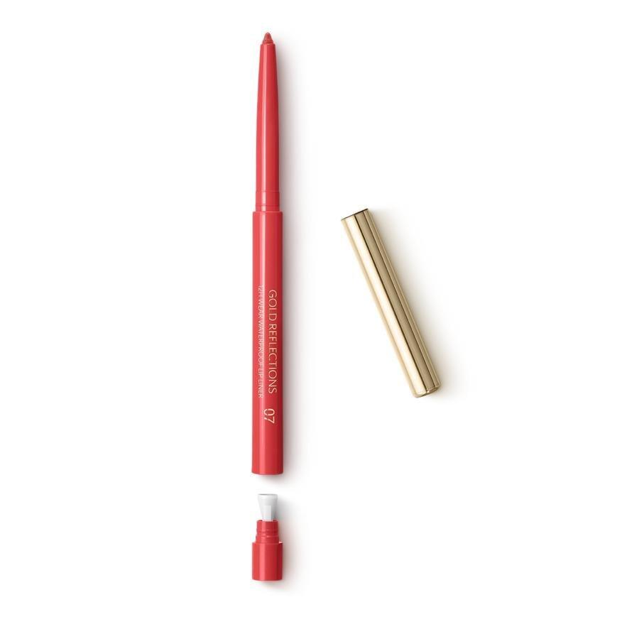GOLD REFLECTIONS 12H WEAR WATERPROOF LIP LINER, 07 Alluring Red, large image number 2