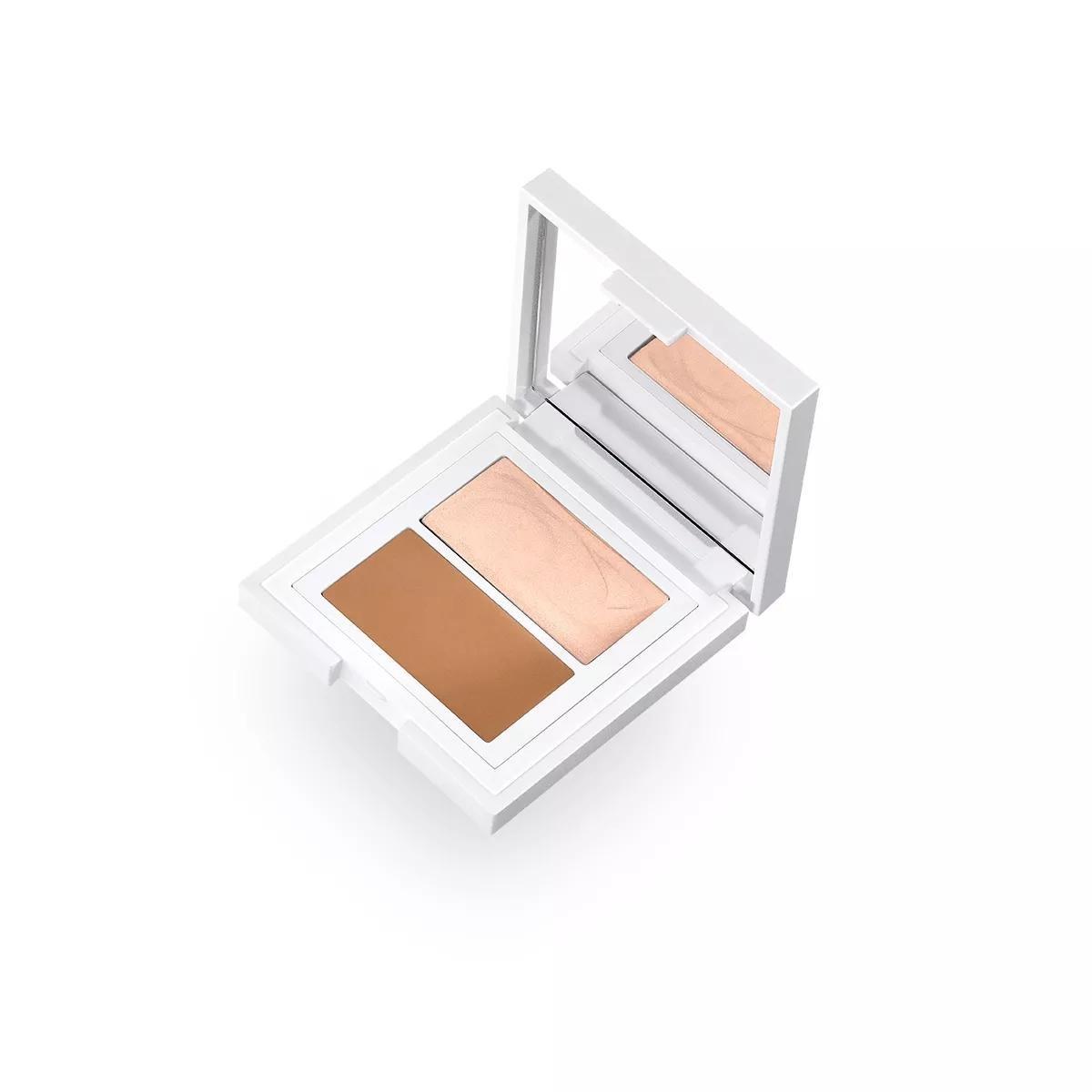 Street Heart Lumi contour Face Palette, 01 Champagne & Hazelnut&acirc;&euro;&lsaquo;, large image number 1