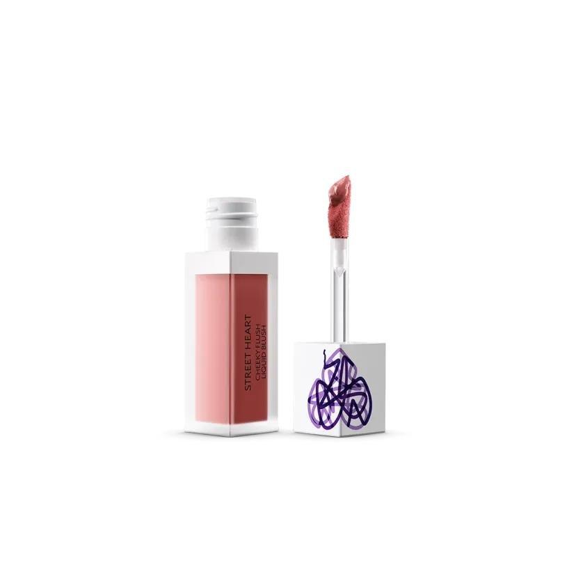 Street Heart Cheeky Flush Liquid Blush, 002, large image number 2