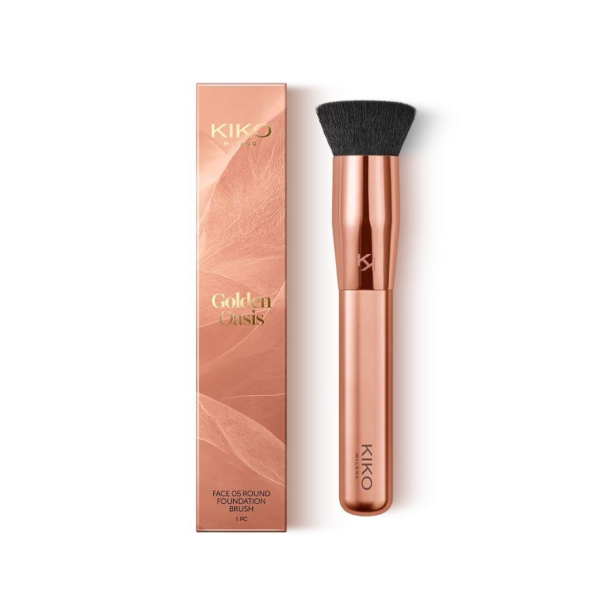 Golden Oasis Face 05 Round Foundation Brush, 001, large image number 1