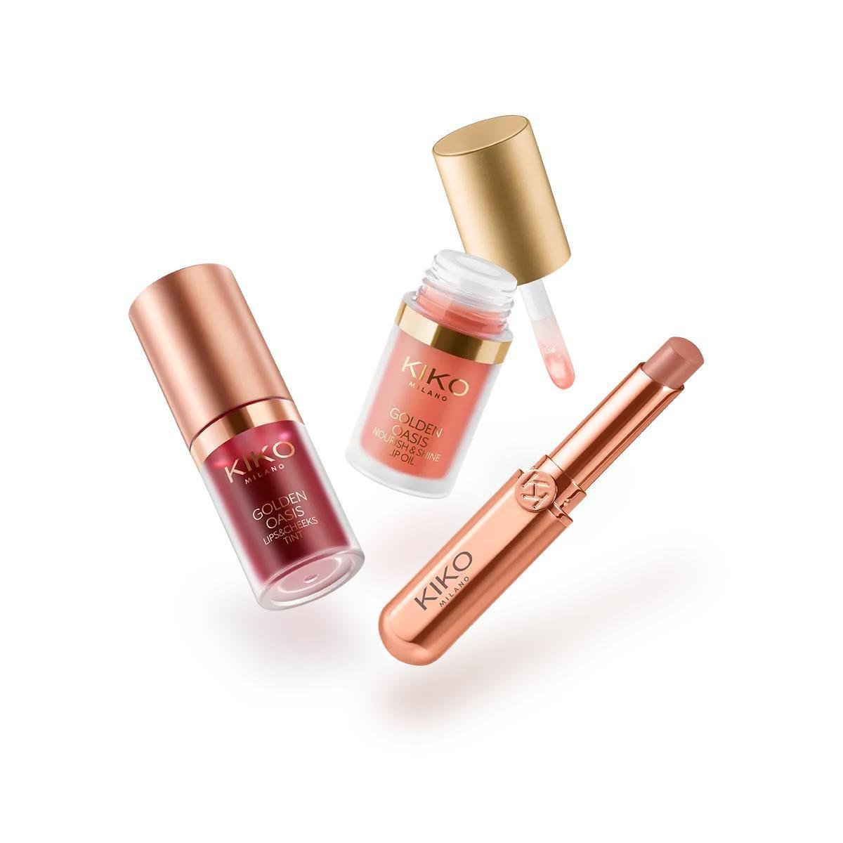 Golden Oasis Essential Lips and Cheeks Beauty Gift Set, 001, large image number 1