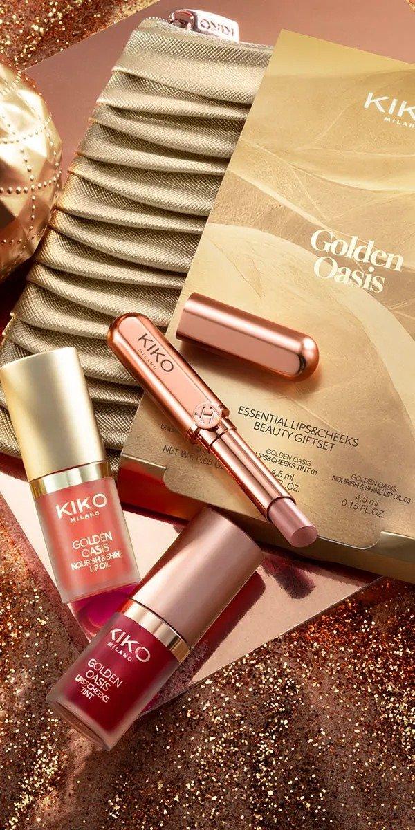 Golden Oasis Essential Lips and Cheeks Beauty Gift Set, 001, large image number 3