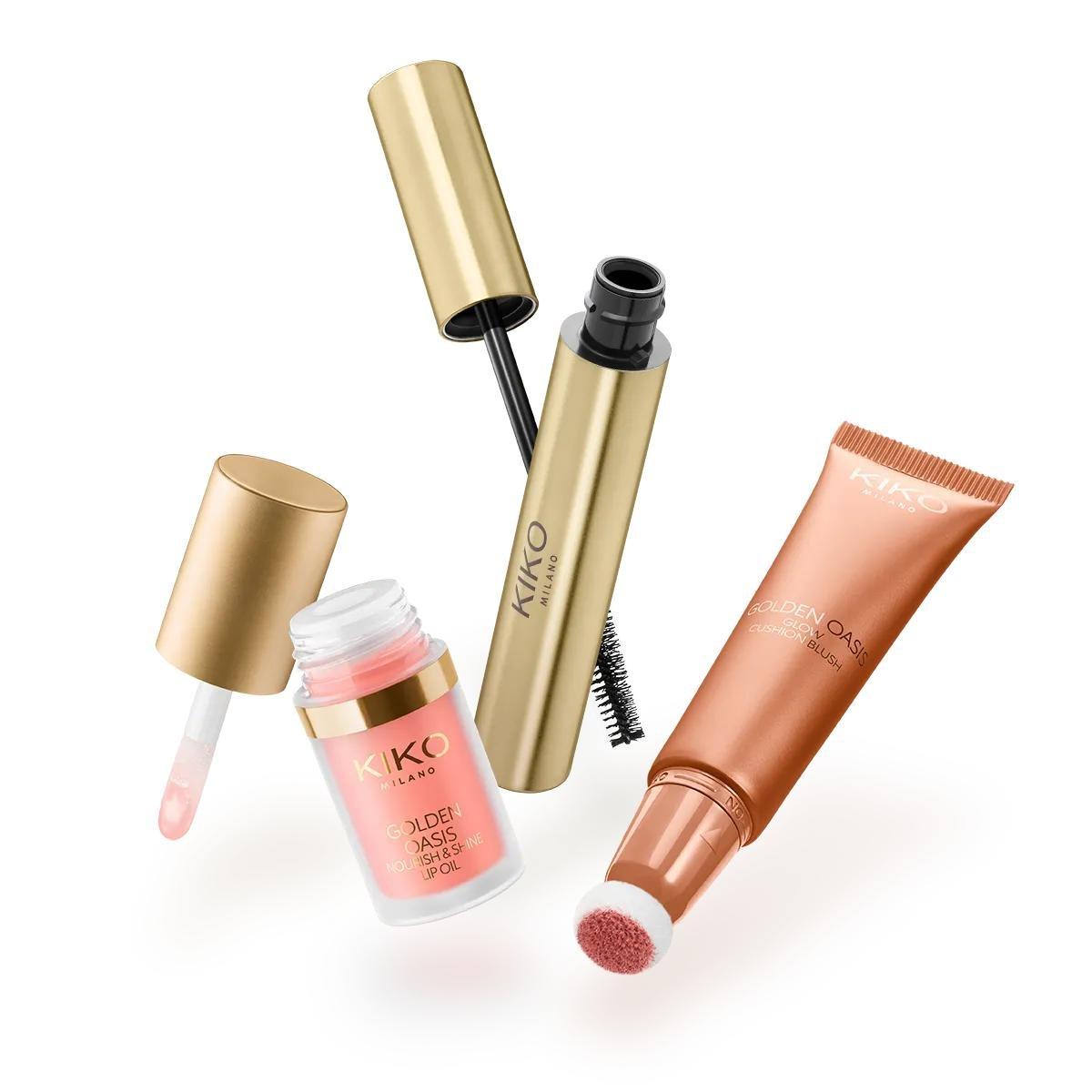 Golden Oasis Glam Makeup Gift Set, 001, large image number 1