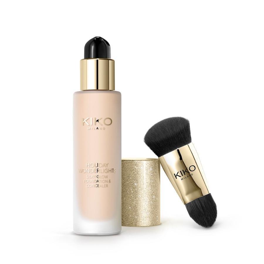 Holiday Wonderlights Silky Glow Foundation And Concealer, 002, large image number 2