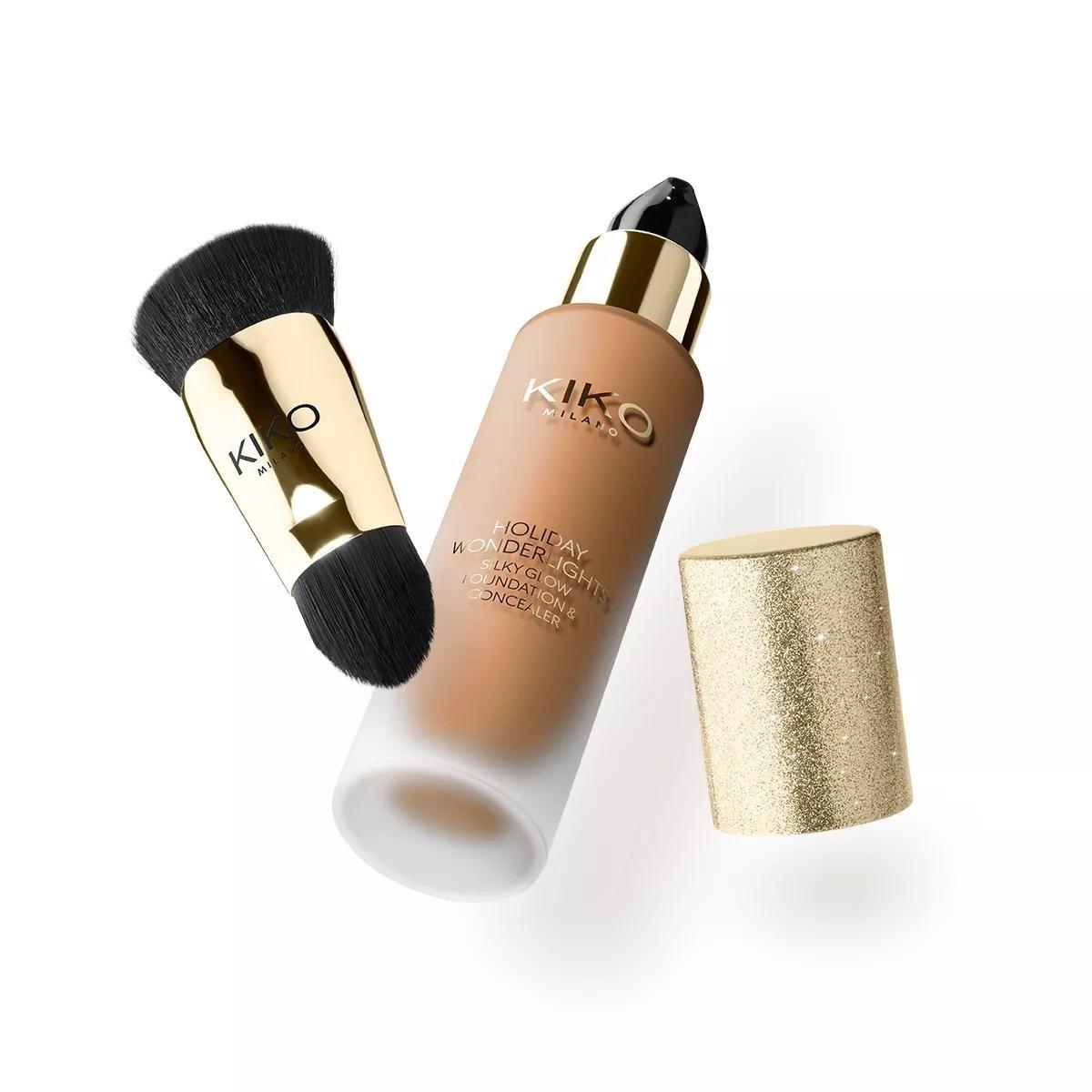 Holiday Wonderlights Silky Glow Foundation And Concealer, 08 Cocoa, large image number 1