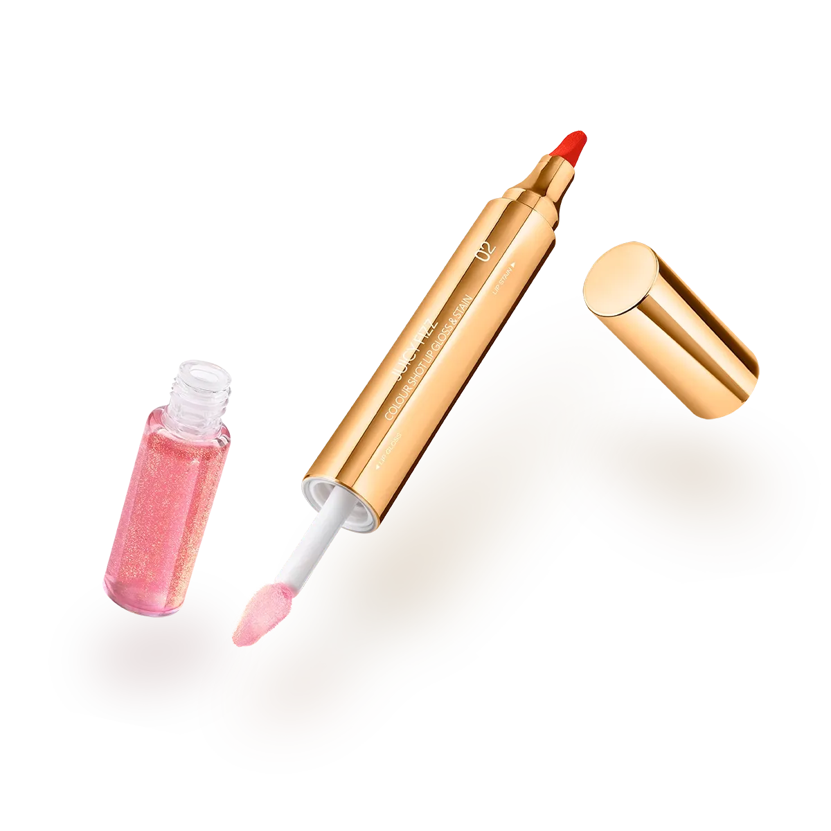 Juicy Fizz Color Shot Lip Gloss And Stain, 9001_002, large image number 0