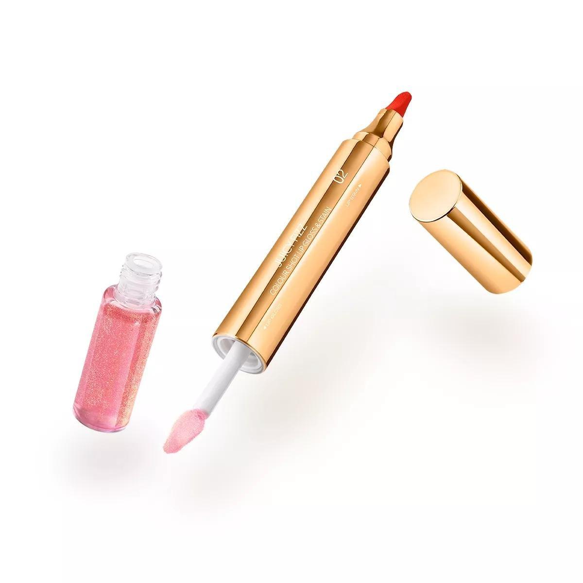 Juicy Fizz Color Shot Lip Gloss And Stain, 002 Time for Margarita, medium