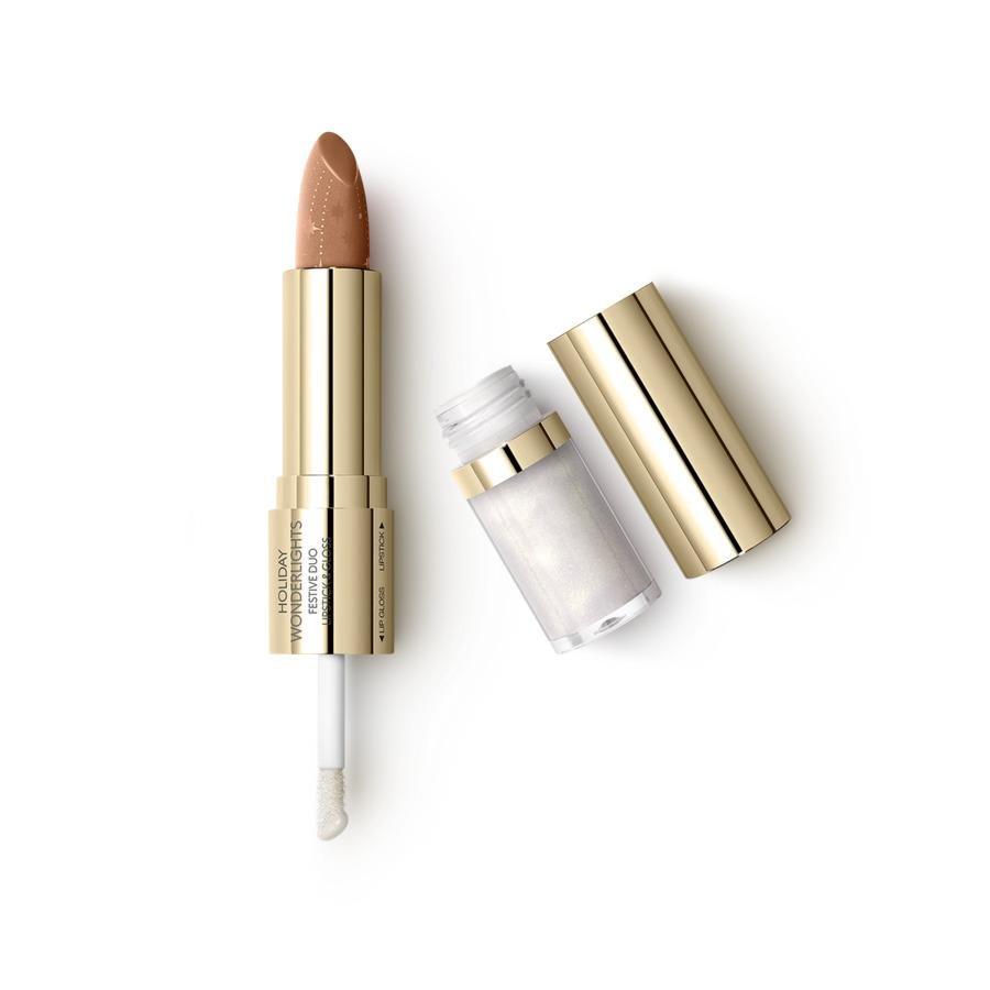 Holiday Wonderlights Festive Duo Lipstick And Gloss, 001, large image number 2