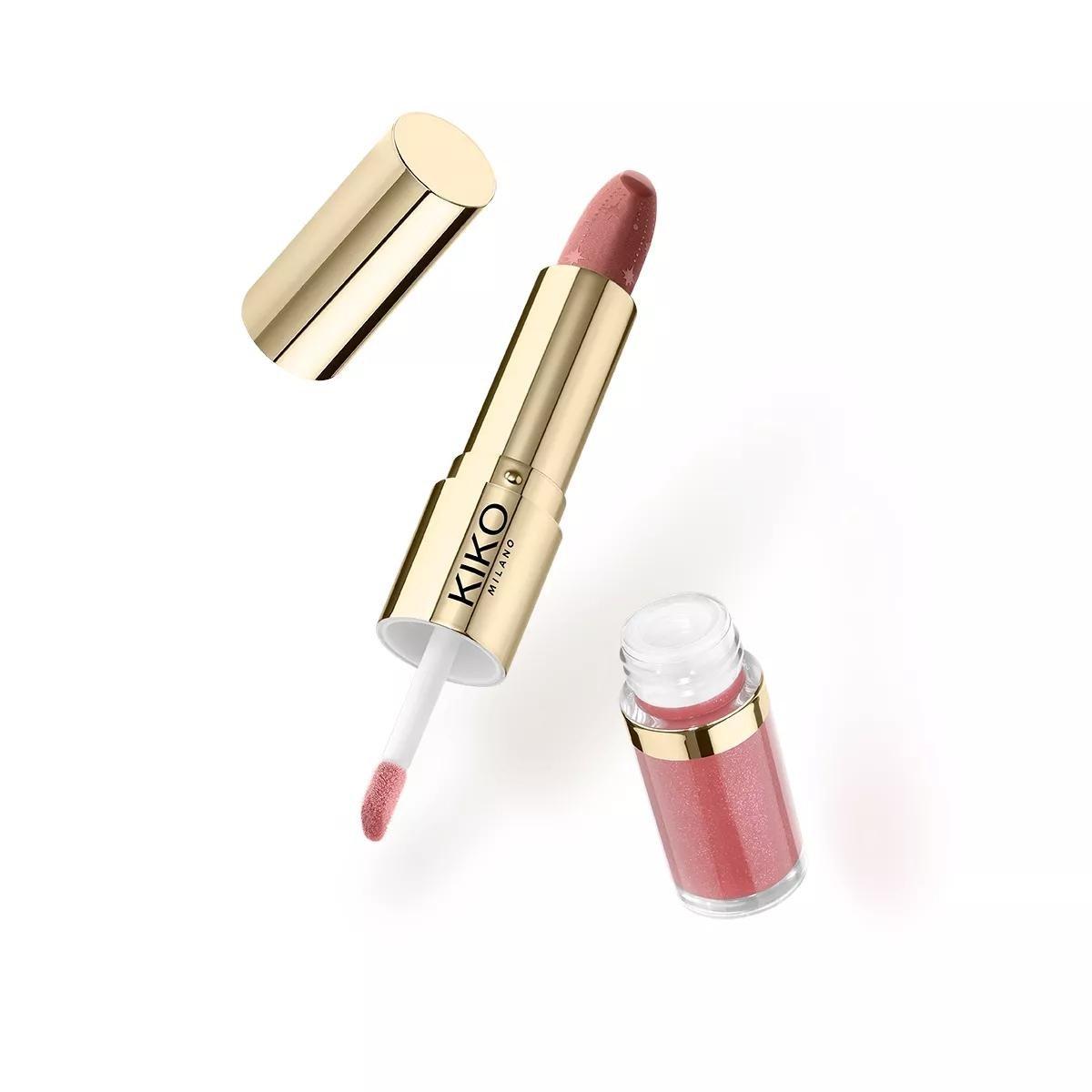 Holiday Wonderlights Festive Duo Lipstick And Gloss, 02 Rose Marshmallow, large image number 1