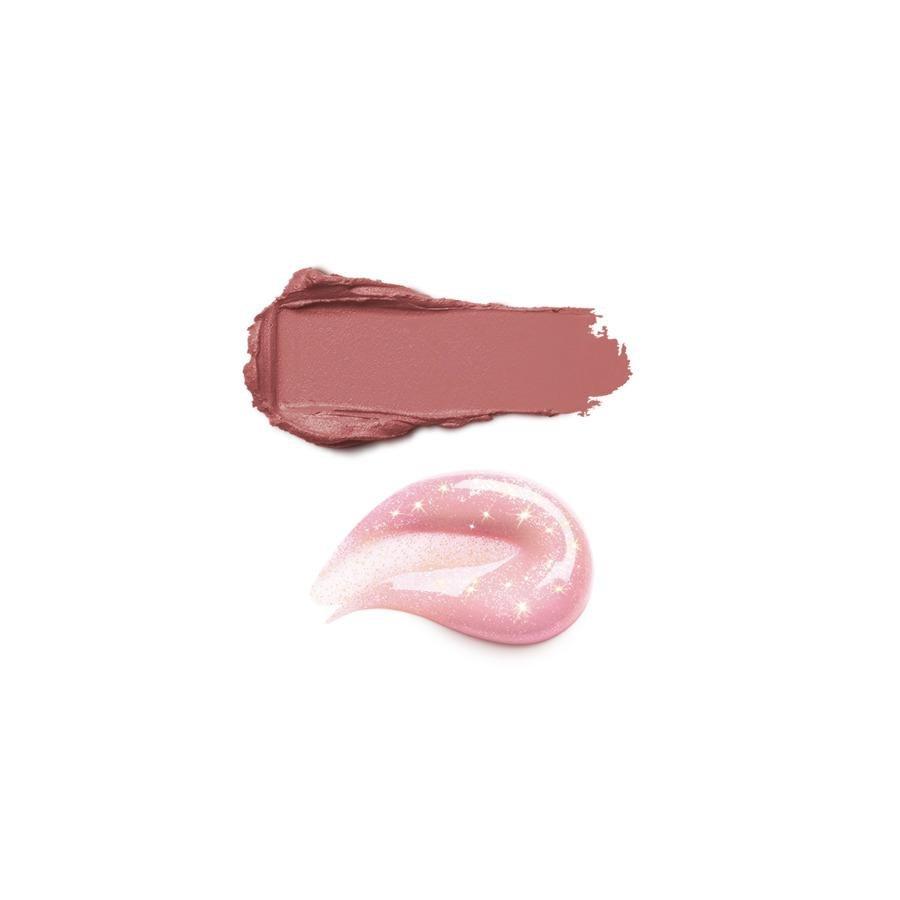 Holiday Wonderlights Festive Duo Lipstick And Gloss, 02 Rose Marshmallow, large image number 2