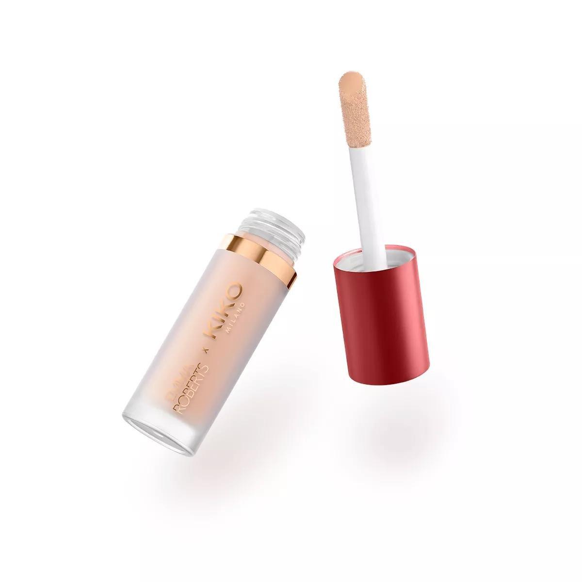 Emma Roberts X Kiko Milano Glow-N-Seek Liquid Concealer + Foundation, 003, medium