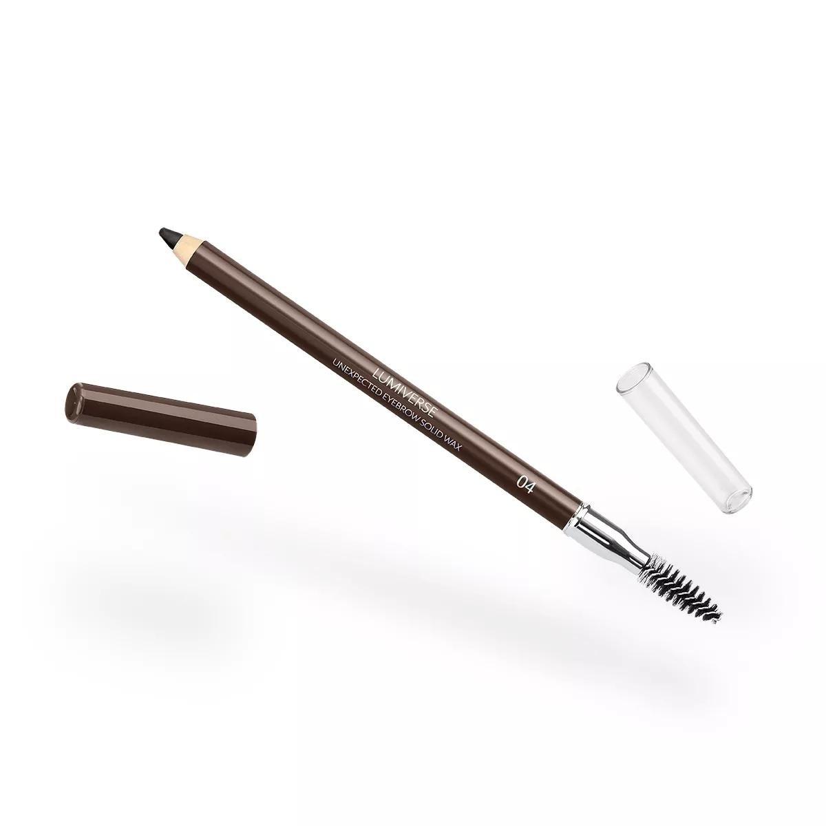 Lumiverse Unexpected Brow Solid Wax, 004 Black, medium