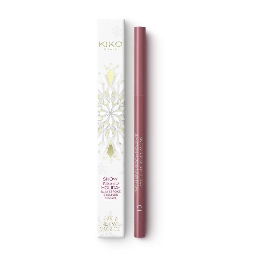 Snow-Kissed Holiday Slim Stroke Micro Eyeliner And Kajal, 001, large image number 3