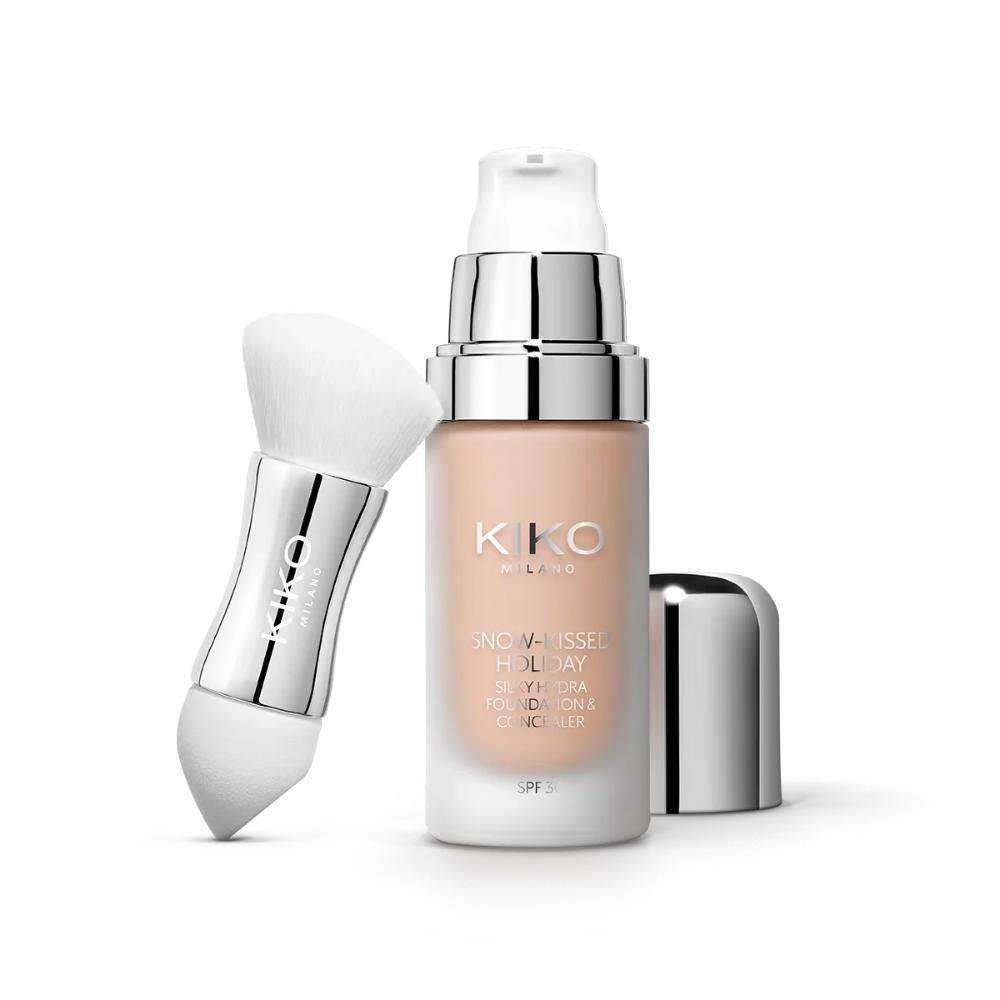 Snow-Kissed Holiday Silky Hydra Foundation And Concealer Spf30, 03 Blanched Almond, thumbnail