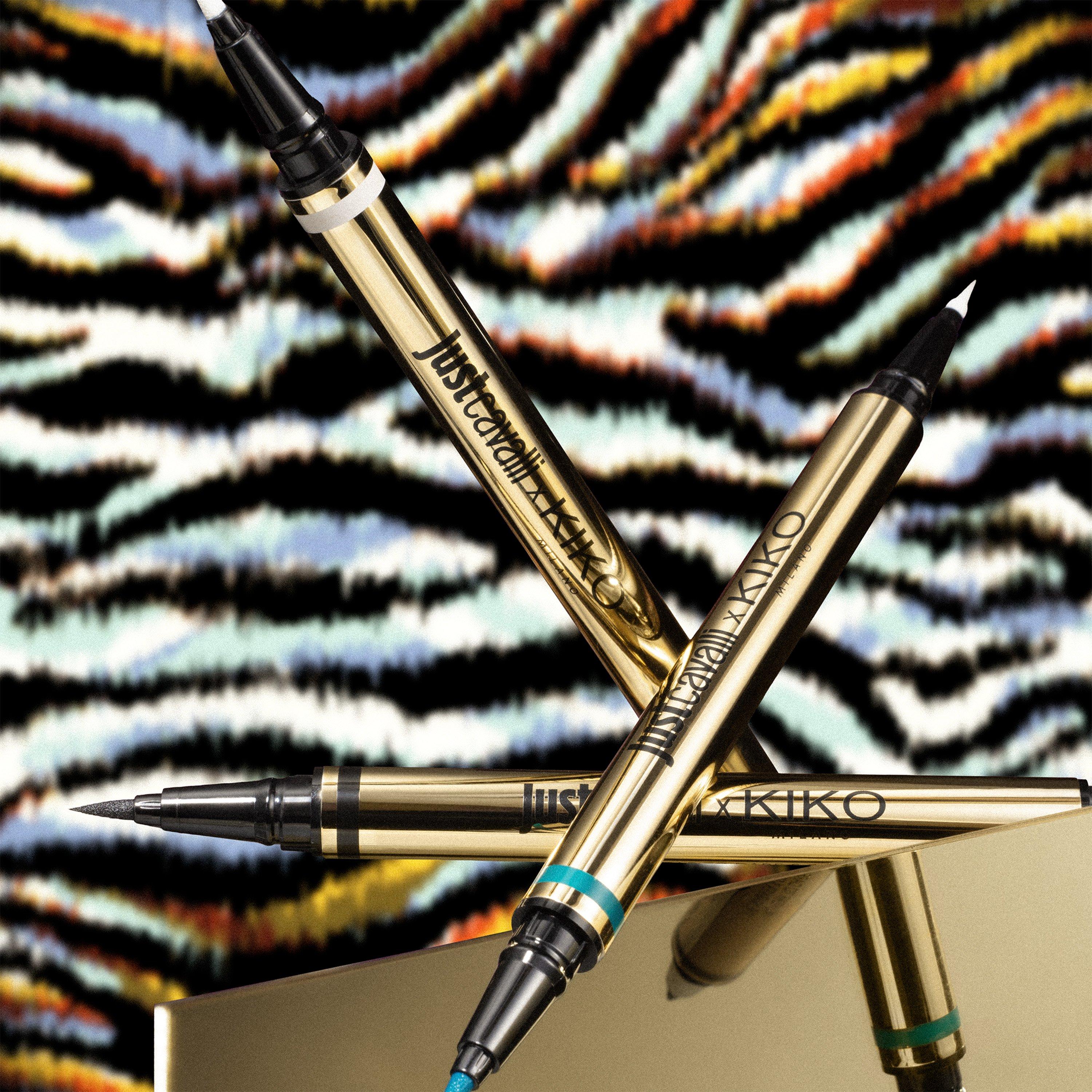 Just Cavalli X Kiko Milano No Fear To Dare Eyemarker & Eraser, WOMEN, 03 Blackout Night, thumbnail