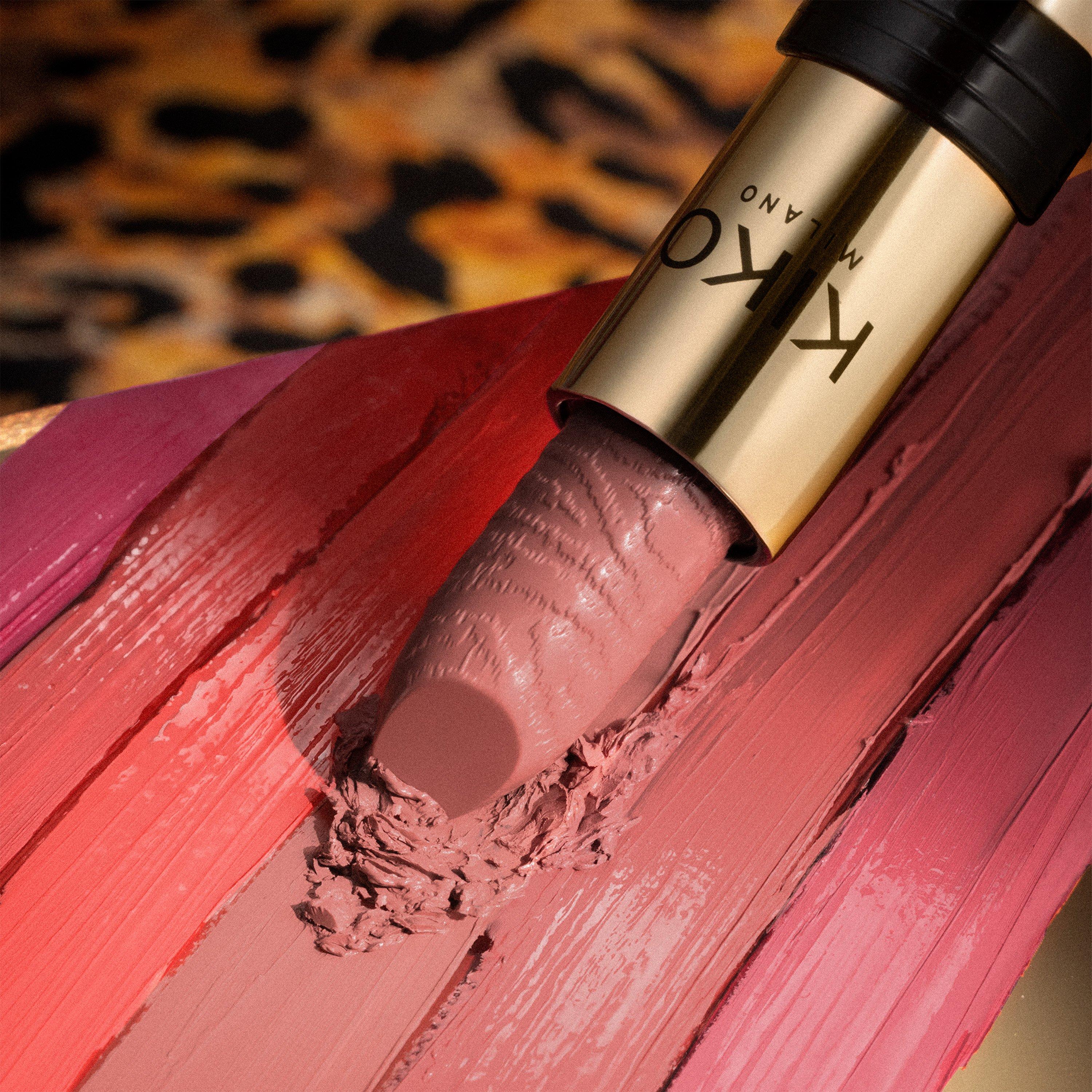 Just Cavalli x KIKO MILANO أحمر شفاه وايلد-كيسر بعامل حماية SPF 30, 01 Rebel Mauve, thumbnail