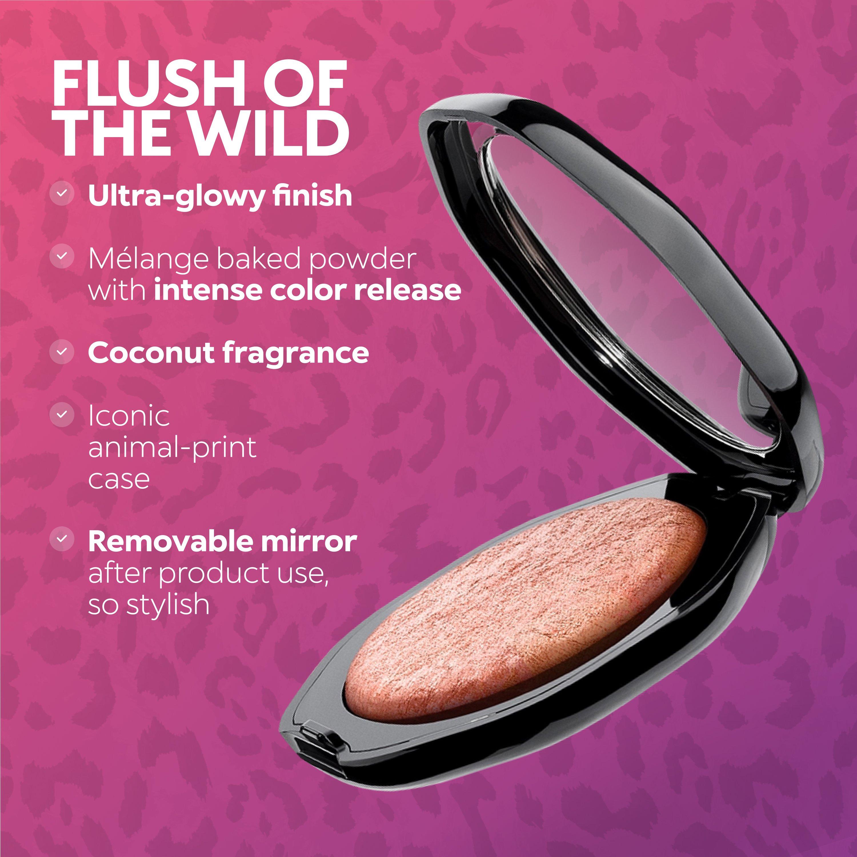 Just Cavalli x KIKO MILANO بلاش فيوجن غلو, 03 Wild Rose, thumbnail