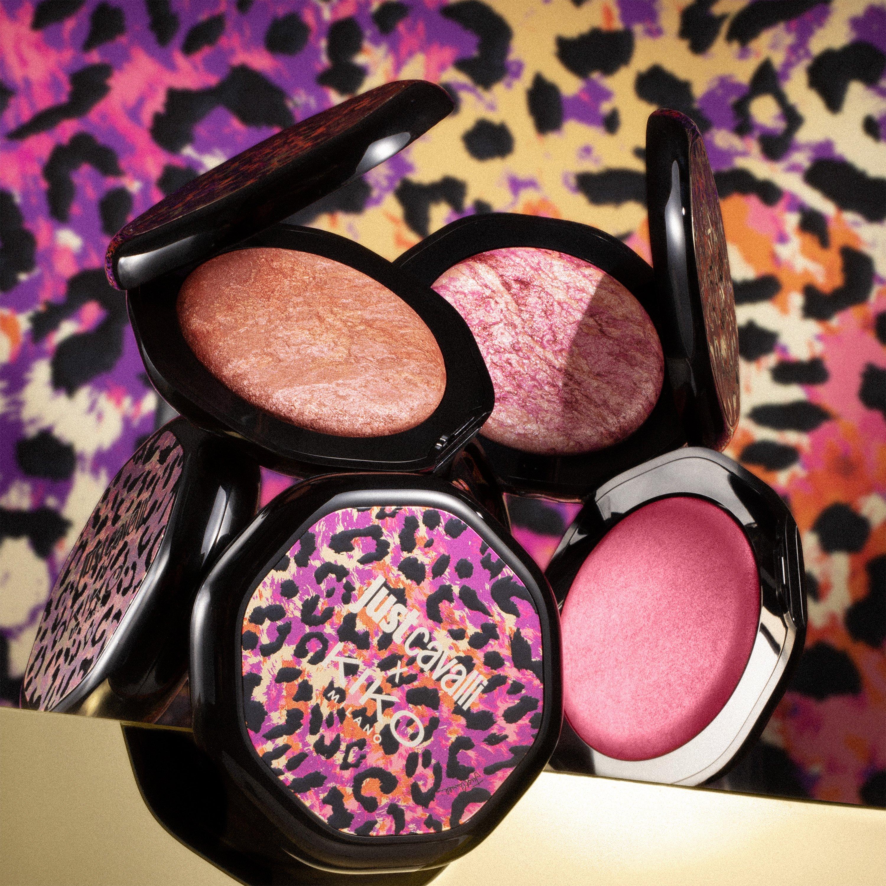 Just Cavalli x KIKO MILANO بلاش فيوجن غلو, 03 Wild Rose, thumbnail