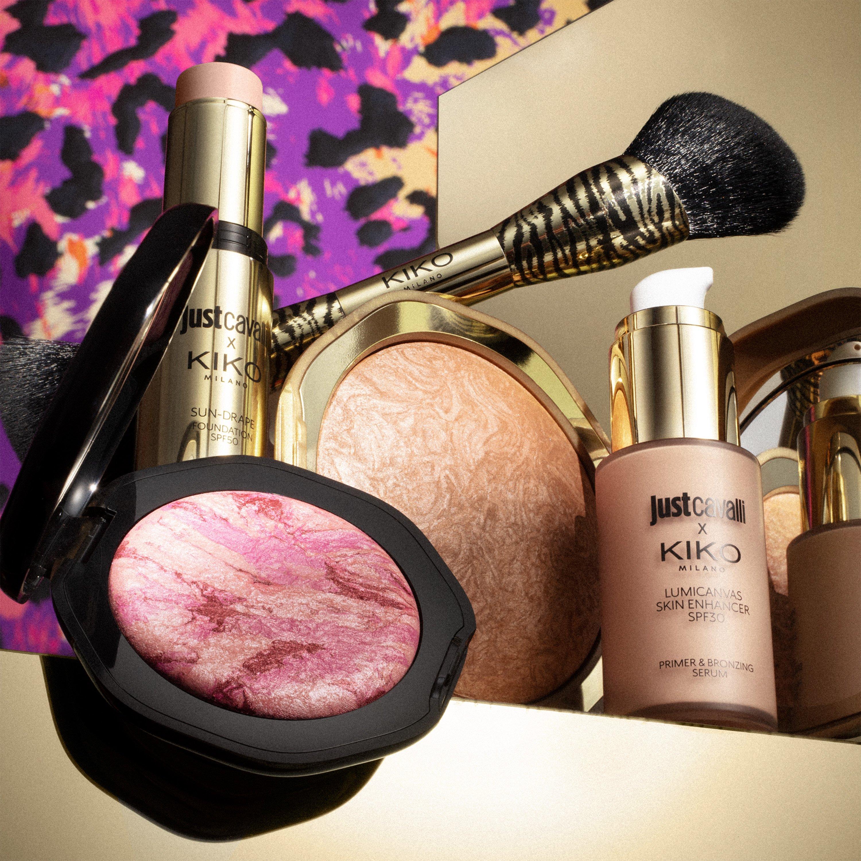 Just Cavalli x KIKO MILANO بلاش فيوجن غلو, 03 Wild Rose, thumbnail