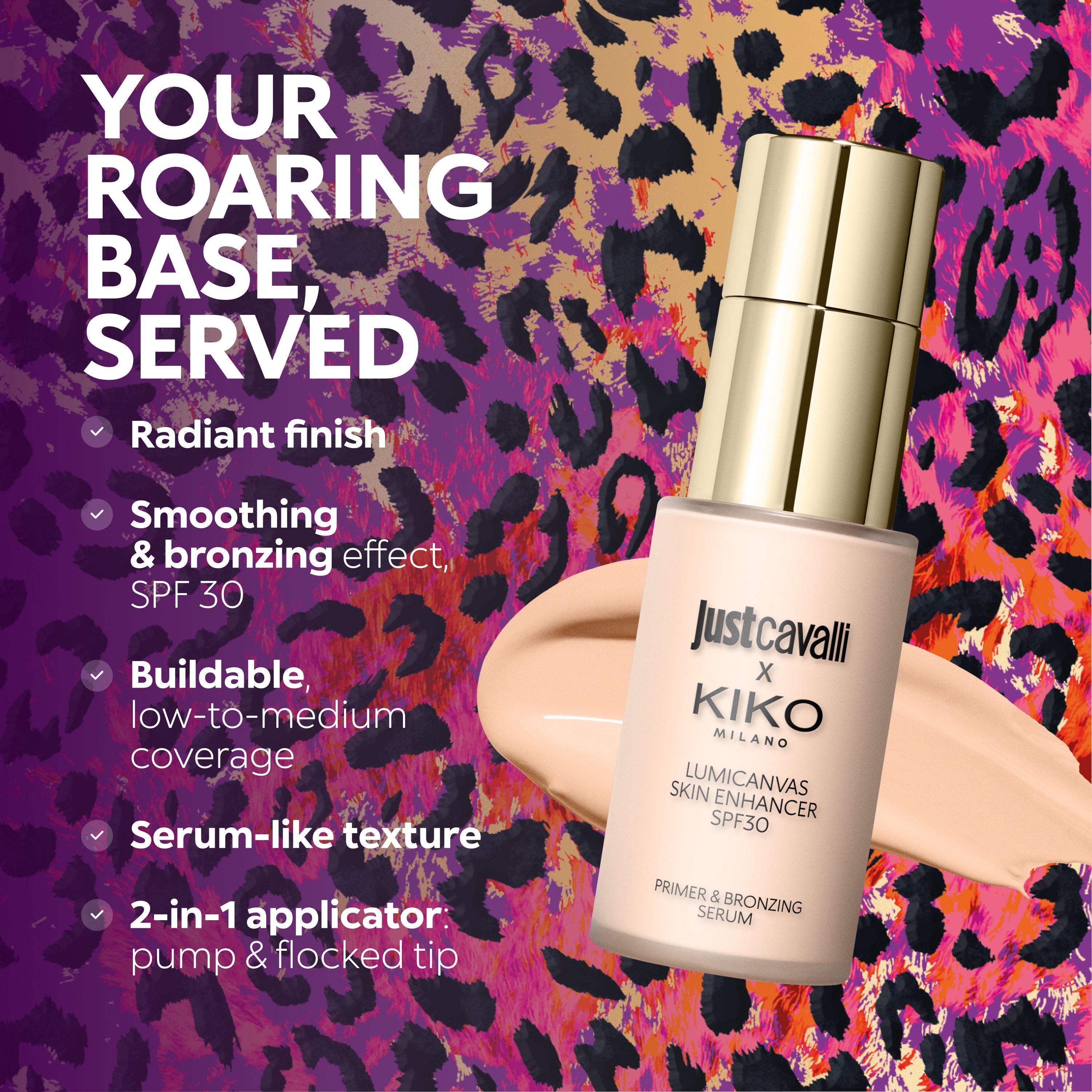 Just Cavalli X Kiko Milano Lumicanvas Skin Enhancer Spf30, WOMEN, 02 Morning Glow, thumbnail