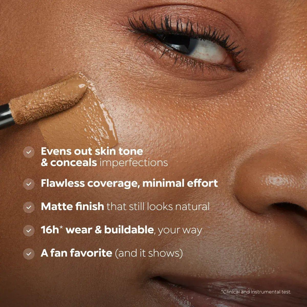 Full Coverage 2-In-1 Foundation And Concealer, 003 WB80 Warm Beige, large image number 2
