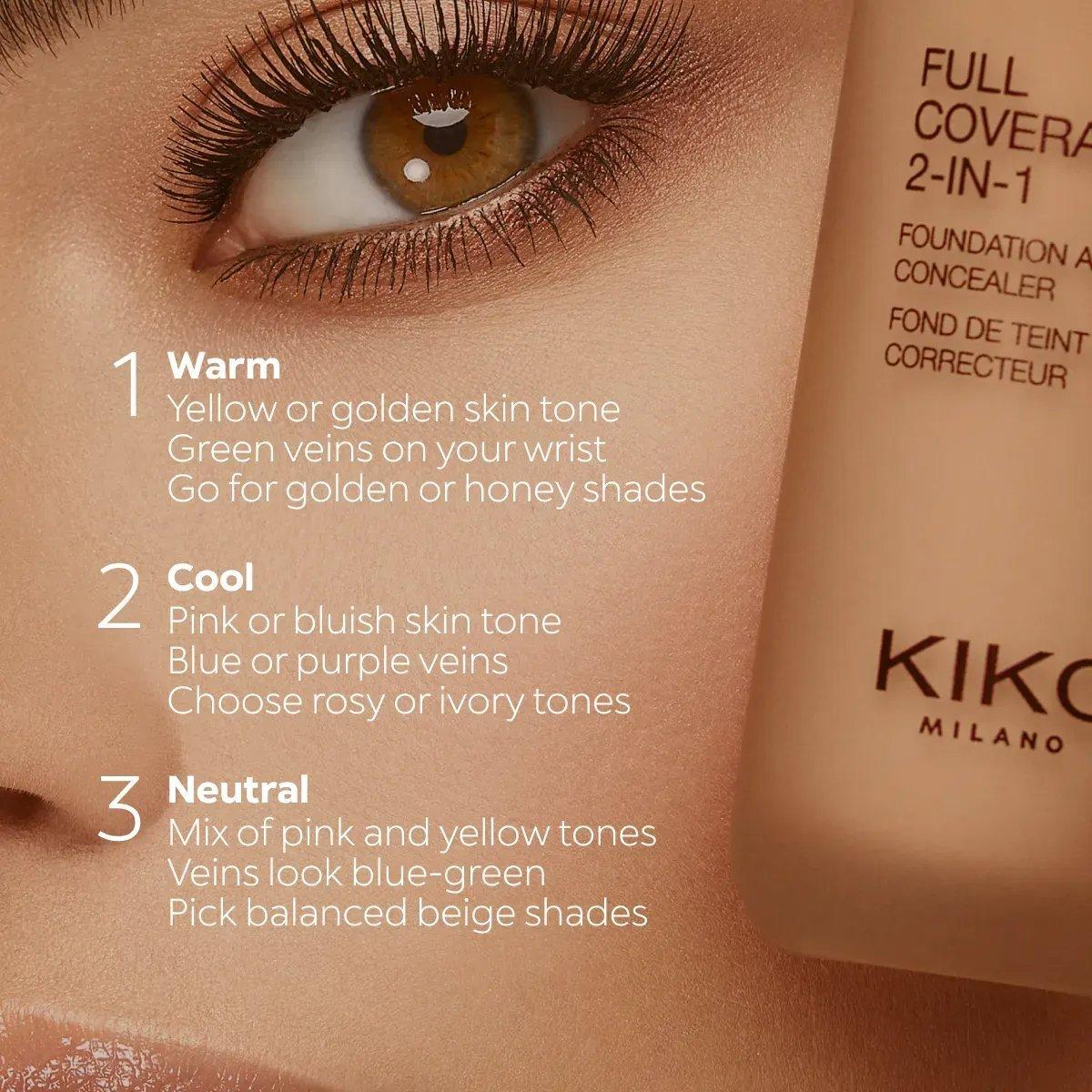 Full Coverage 2-In-1 Foundation And Concealer, 003 WB80 Warm Beige, large image number 6