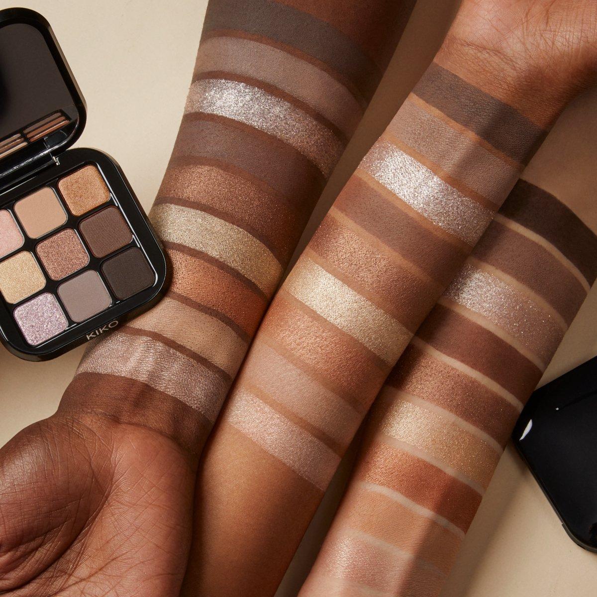 Glamour Multi Finish Eyeshadow Palette, 01 Earth Tones, large image number 2