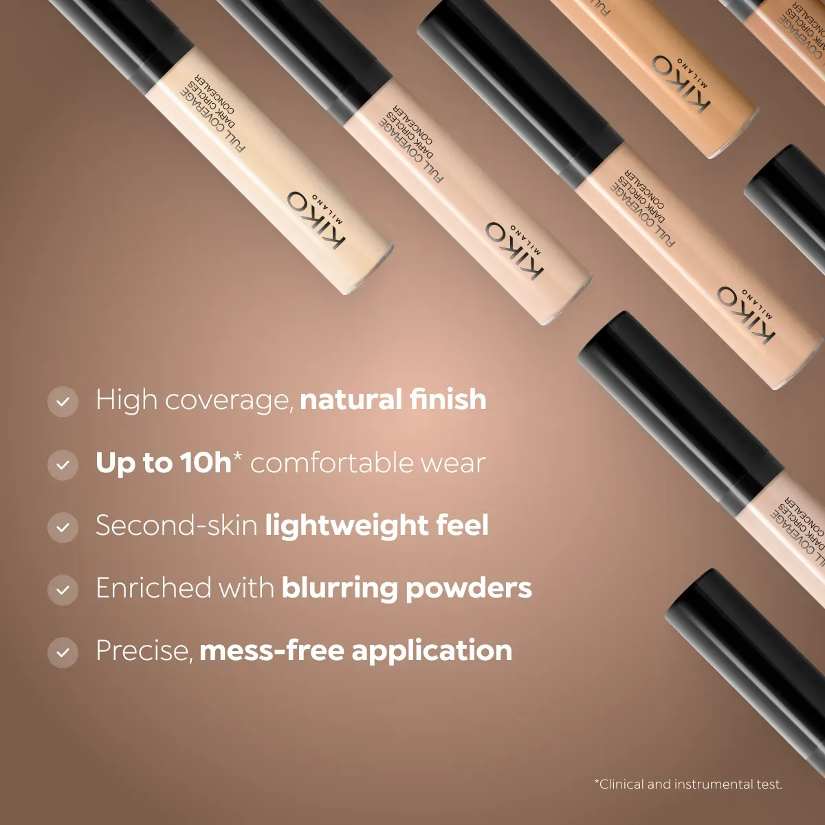 Full Coverage Dark Circles Concealer, 07 - Natural Beige, large image number 3