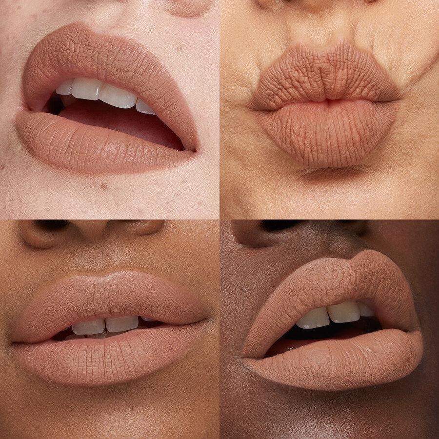 Lasting Matte Veil Liquid Lip Colour, 01 Caffelatte, large image number 2