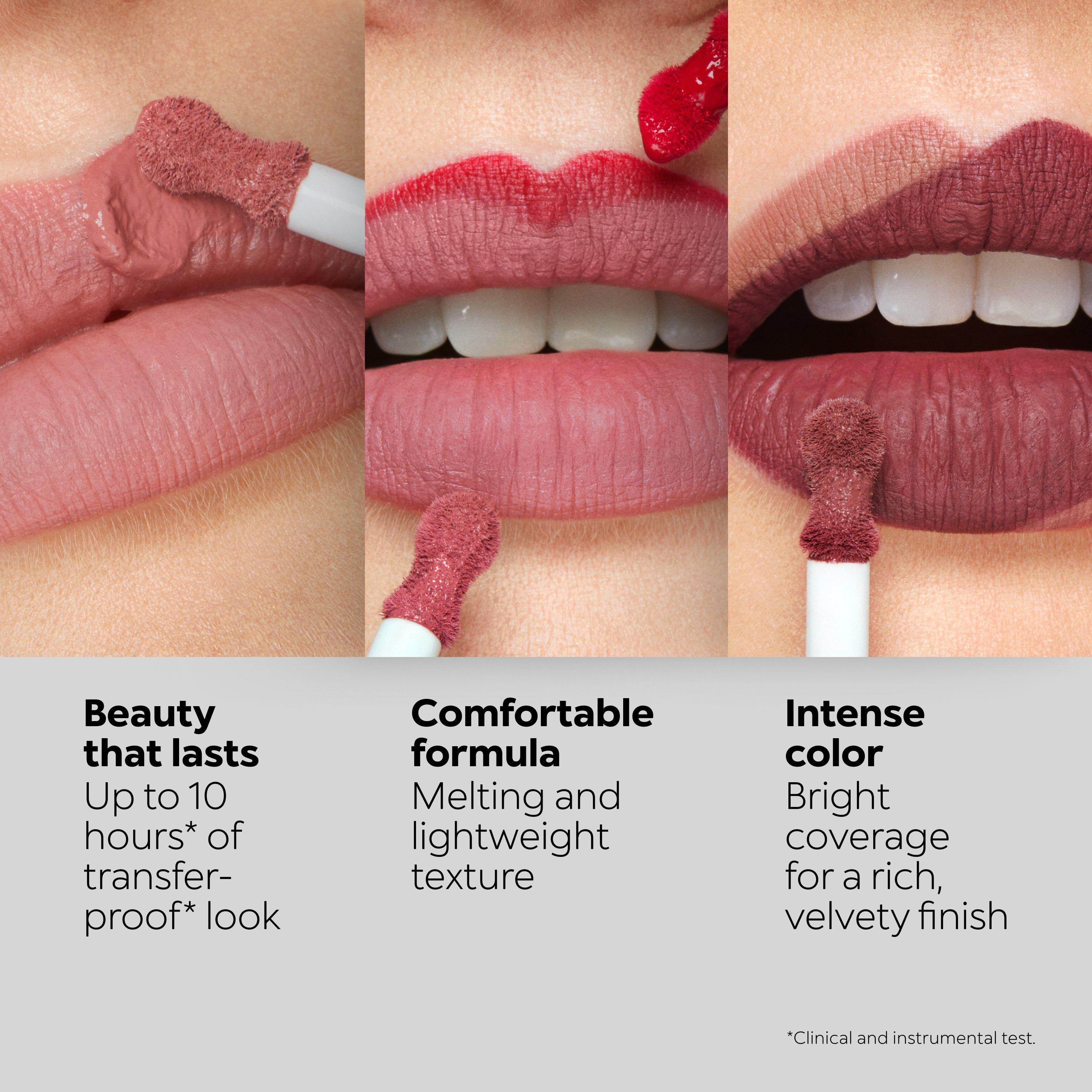 Lasting Matte Veil Liquid Lip Colour, 04 Milk Chocolate, large