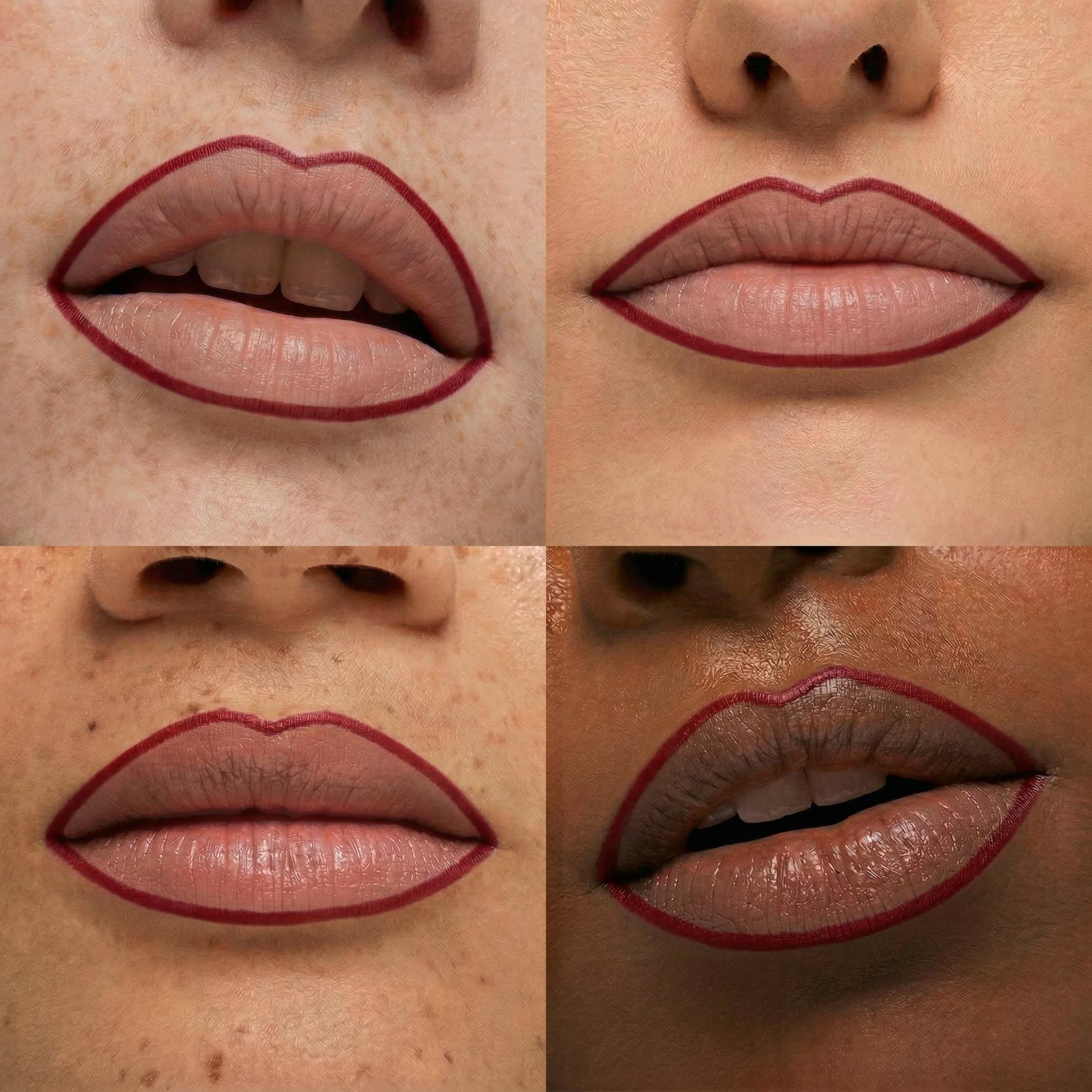 محدد شفاه نيو ايفرلاستينغ كولور بريسيشن, 516 Deep red, thumbnail