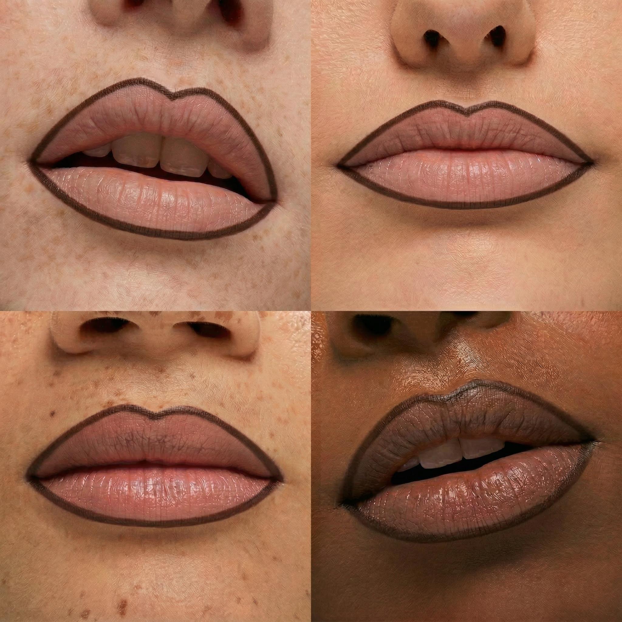 محدد شفاه نيو ايفرلاستينغ كولور بريسيشن, 518 Dark Brown, thumbnail