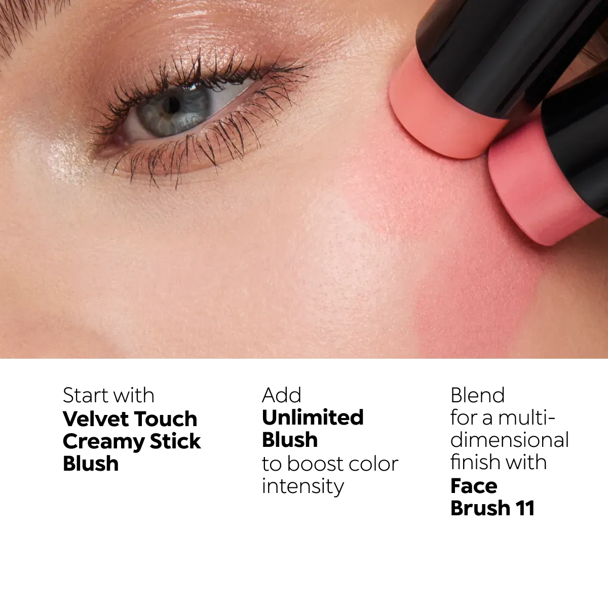 Velvet Touch Creamy Stick Blush, 05 Camelia Red, large