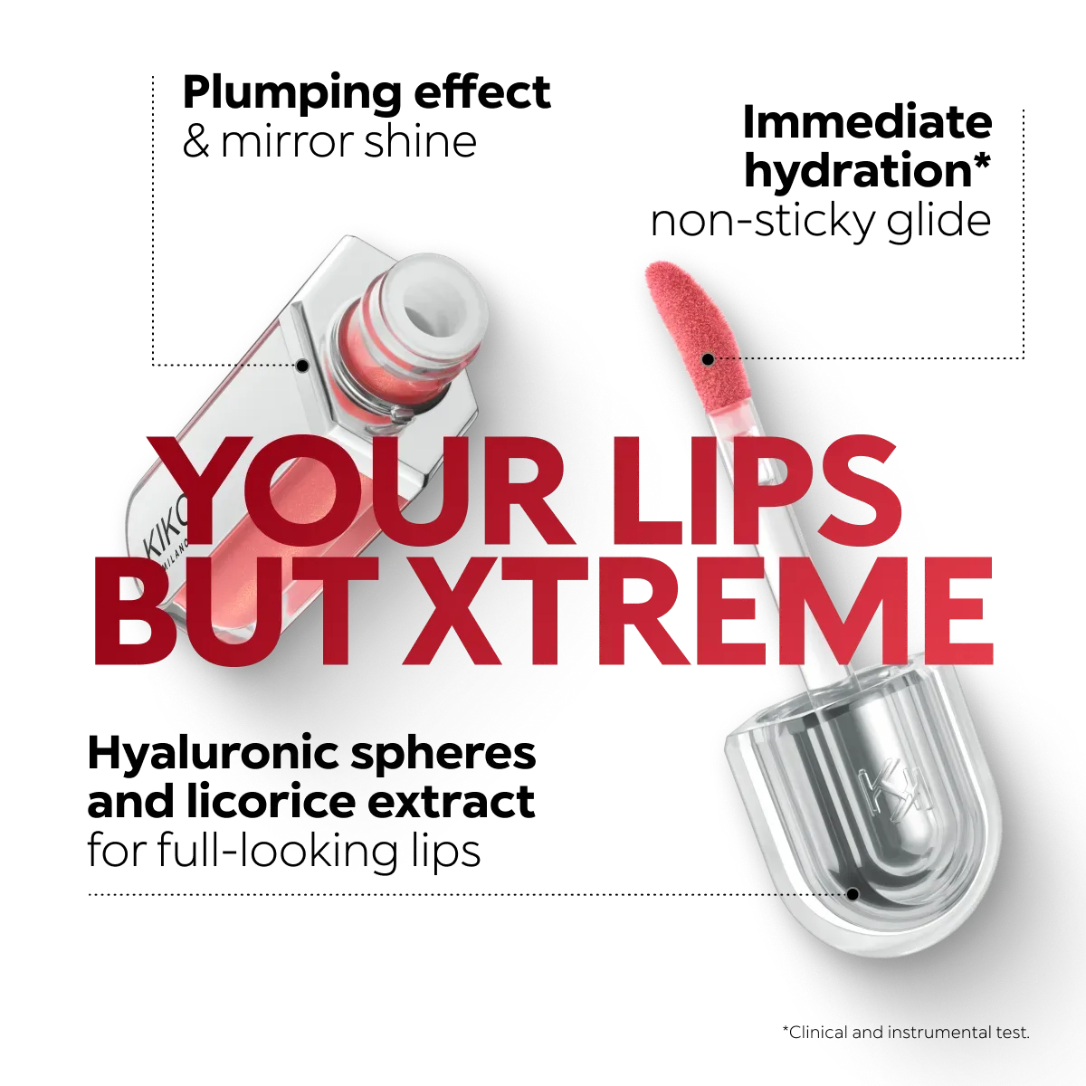 Moisturising lip gloss with extreme 3D, 04 Lips Don't Lie, thumbnail
