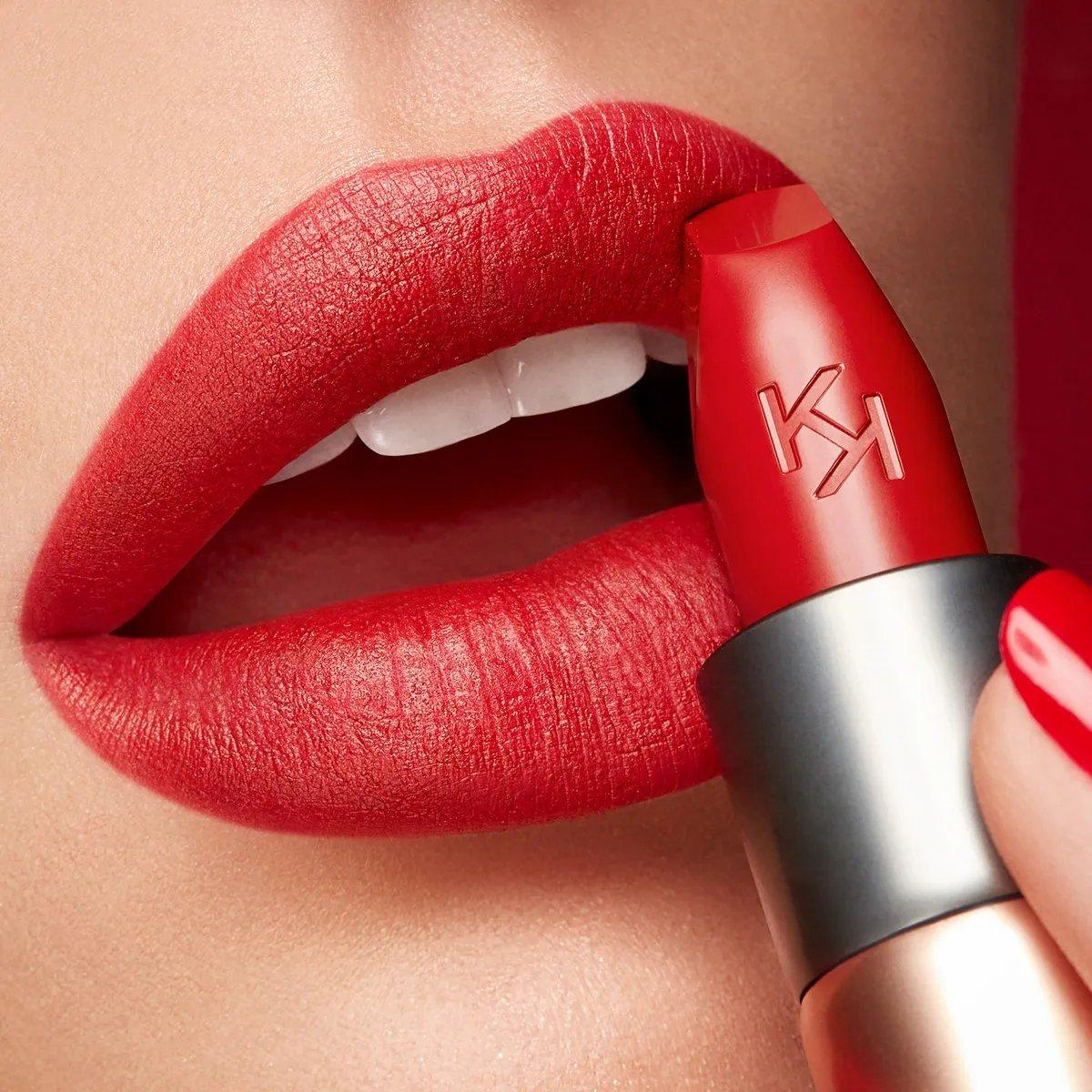 Velvet Passion Matte Lipstick, 311 Poppy Red, medium