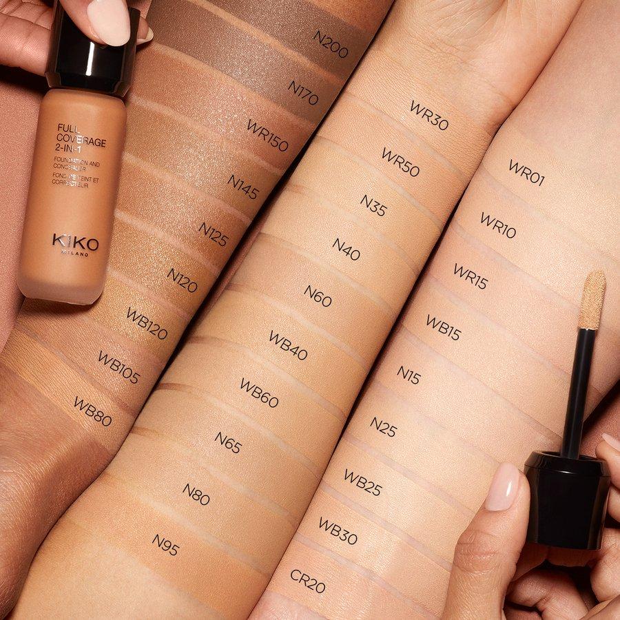 Full Coverage 2-In-1 Foundation &amp; Concealer, 15 WB Warm Beige, large image number 5