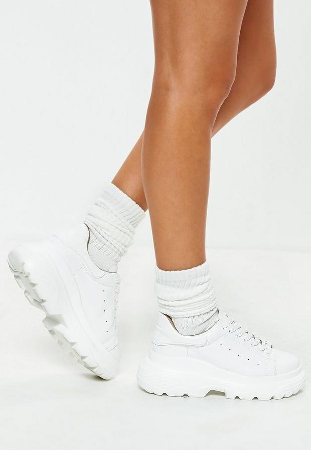 White Sports Socks, , large image number 1